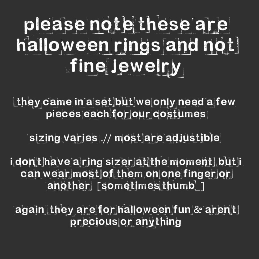 halloween rings FREE WITH A PURCHASE - Picture 4 of 16